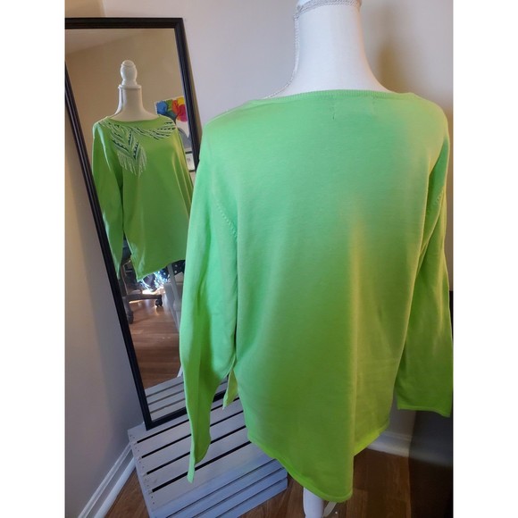 Bob Mackie Vintage Sweater with Fringe - Picture 5 of 7